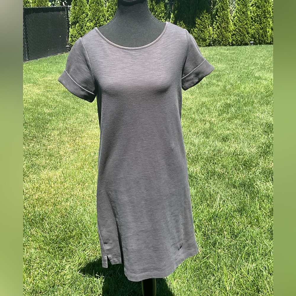 Lole Gray Relaxed T-Shirt Dress